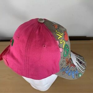 Rare Colorful Artsy Girl Scout Baseball Cap Hat, Adjustable Youth, “GSGATL"